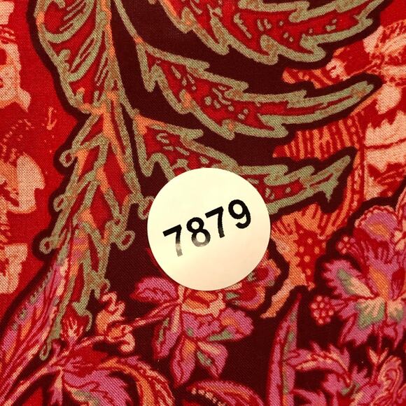 FP Intimately Forever Yours Smocked Slip Dress Red Floral Maxi Dress M - Picture 10 of 11